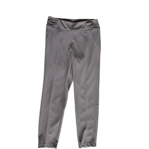 •Gray SoHo slacks with button front detail. Size M.
